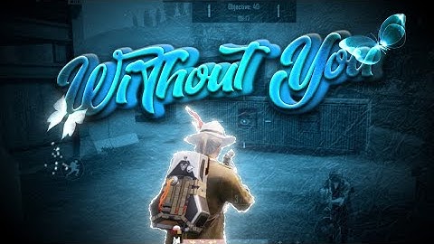 JONY, hammAli & Navai - Without You😔🥀 | BEST EDITED BGMI MONTAGE | ASHIF