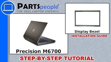 Dell Precision M6700 (P22F001) Display Bezel How-To Video Tutorial