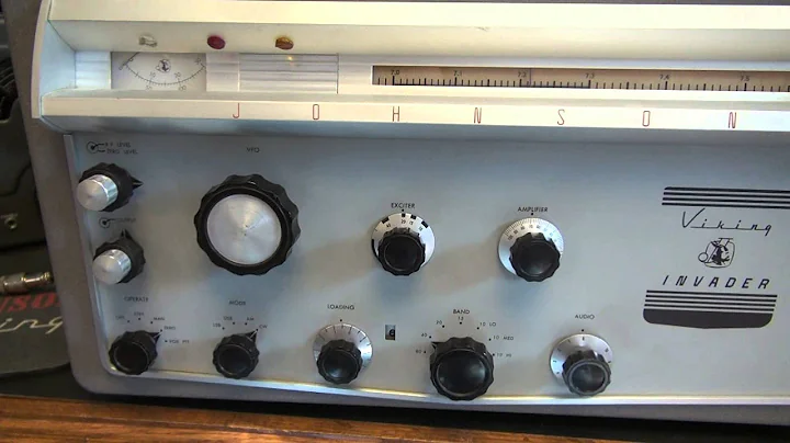Johnson Invader Transmitter Ham Radio Hamfest Crossroads 2015 Find