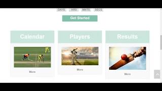 CricBuddy Website screenshot 1