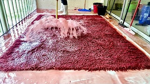 Scraping dirty water off carpets Compilation 2 | Satisfying Video