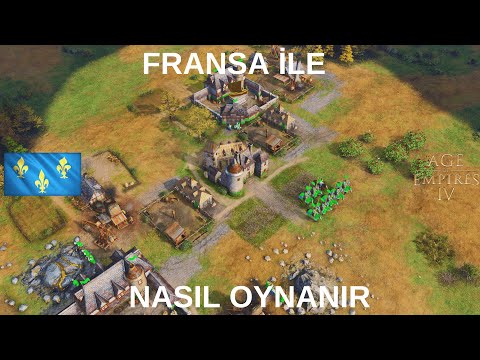 Age of Empires 4 Öğretici, 1vs1 Arabia | Fransa vs Mali | (Fransa Öğretici)