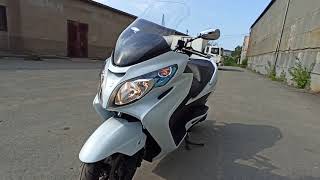 Обзор максискутера Suzuki Skywave 400 type S  2016г.в.