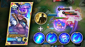 Badang best flicker + ultimate combo 💪 Badang best build 2023 🔥.