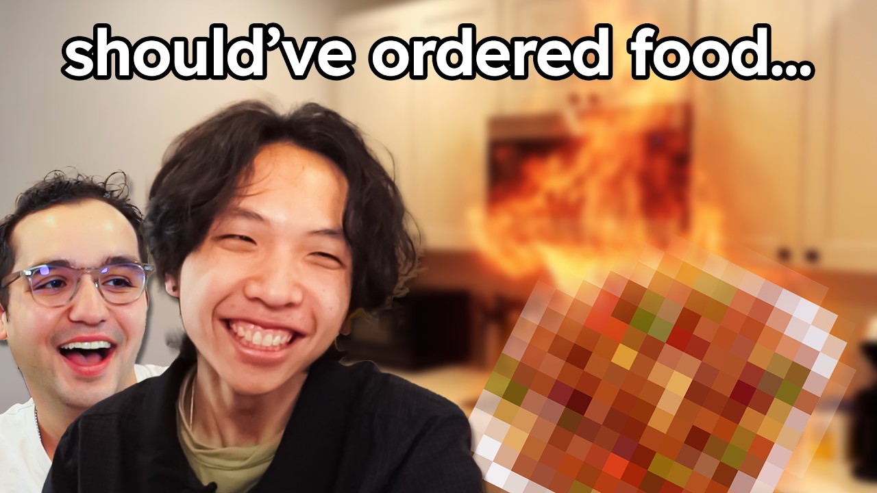 Gamers Try Cooking with No Experience - YouTube