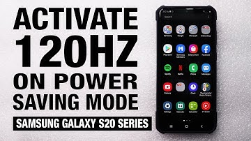 HOW TO Enable Battery Savings Mode with 120HZ REFRESH RATE | SAMSUNG GALAXY S20, S20+, S20 ULTRA