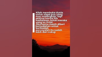 Harta Sebenarnya Ada di Ibadah#RenunganIslam#MotivasiHati#CeramahSingkat#IbadahItuNikmat