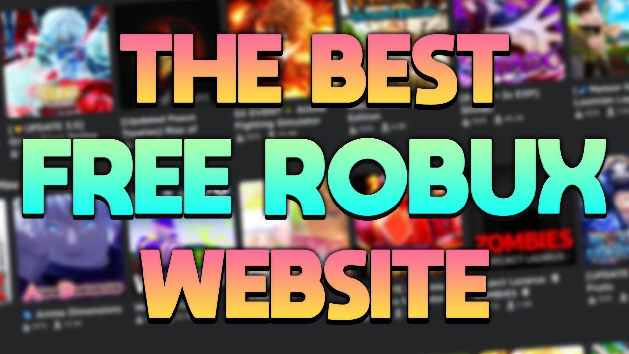 The Best Real Free Robux Website (Roblox How To Get Free Robux 2022