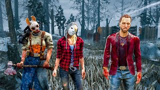 DBD | Survivor Gameplay vs Legion & Huntress (No Commentary)