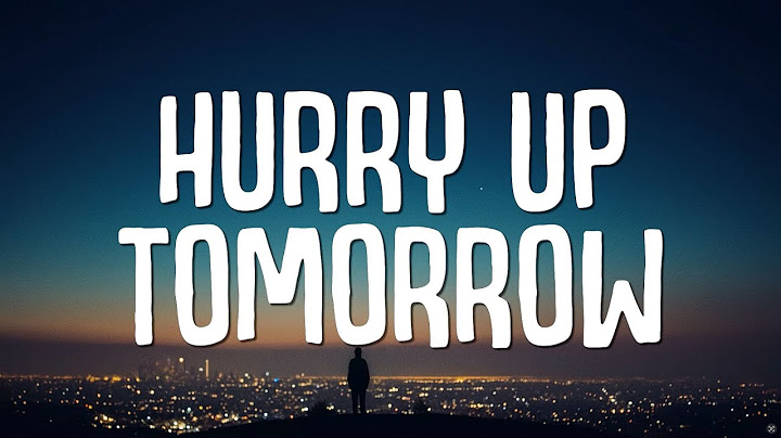 The Weeknd - Hurry Up Tomorrow (Lyrics)