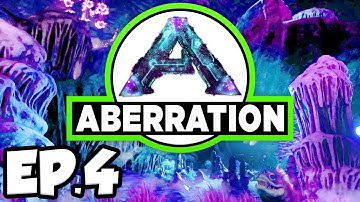 ARK: Aberration Ep.4 - EXPLORING ARK: ABERRATION w/ RAPTOR DINOSAURS!!! (Modded Dinosaurs Gameplay)