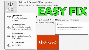 How To Fix Updating Microsoft 365 & Microsoft Office