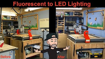 Converting My Workshop From Fluorescent Light Fittings To LED Lighting Battens