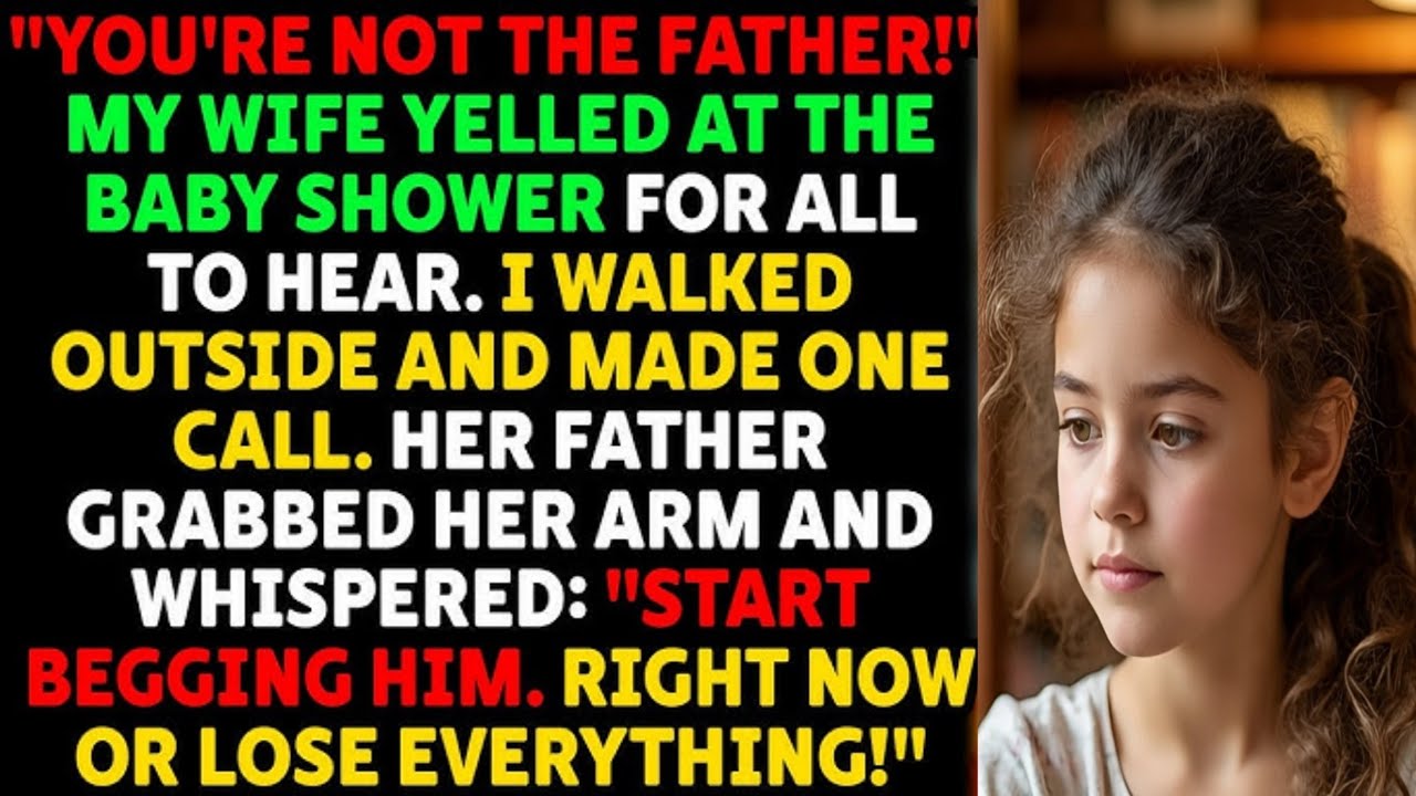 YOU'RE NOT THE FATHER!' My Wife Yelled at the Baby Shower For All To Hear | Relationship Story