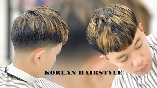 KOREAN HAIRSTYLE - TWO BLOCK HAIRCUT TUTORIAL