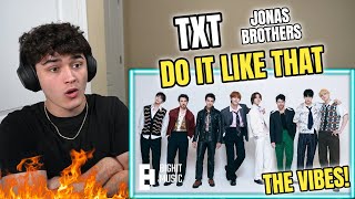 TXT (투모로우바이투게더), Jonas Brothers 'Do It Like That' Official MV REACTION!