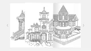 Victorian House Activity Pack Coloring Pages, Mazes, Word Search