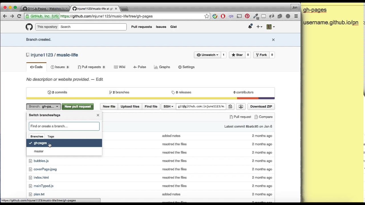 learn hosting static pages using github in 2 minutes - YouTube
