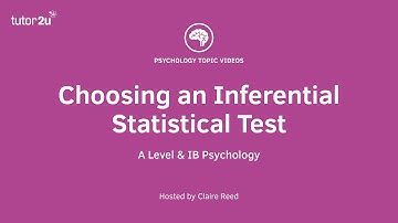 Research Methods - Choosing Inferential Statistics