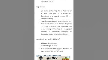 RPSC Statistical Officer 2025 🔥 Level 12 Govt Job | Salary ₹2 Lakh+ 💼 #RPSC #SarkariNaukri