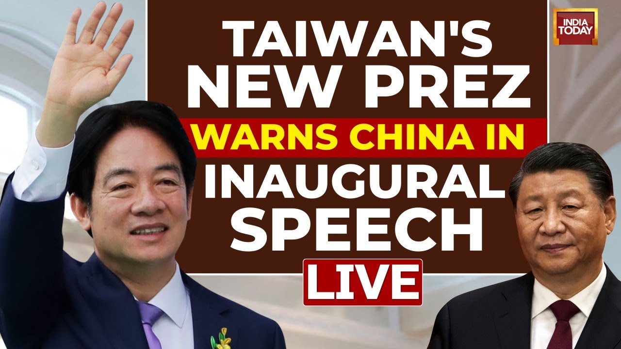 LIVE | Taiwan's New President Warns China To Cease Political & Military ...