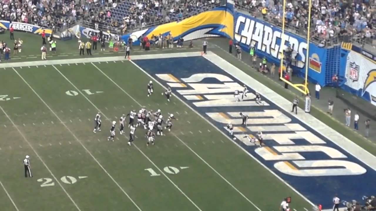Chargers Game Winning Interception vs the Rams - YouTube