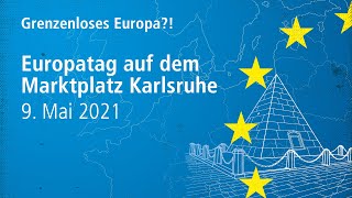 Europatag 2021 auf dem Marktplatz Karlsruhe