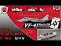 VF-41 F-14A Black Aces 1/72 - G.W.H (S7202) - P01