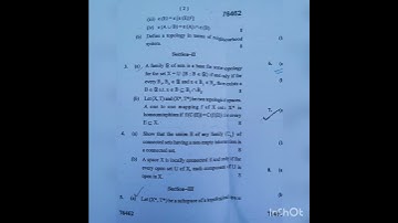 Elementary Topology|| Msc Maths 3rd sem mdu 2019