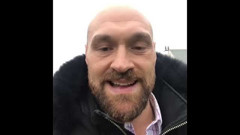 TYSON FURY RESPONDS TO DEONTAY WILDER SAYING HE DOESNT WANT THE REMATCH