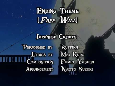 One Piece ED 09 - Free Will (FUNimation English Dub, Sung by Kristine Sa, Subtitled)