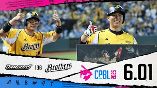 詹子賢雙響砲達成生涯百轟 助兄弟大勝龍隊