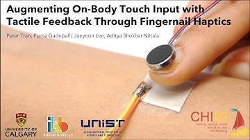 Augmenting On-Body Touch Input with Tactile Feedback Through Fingernail Haptics