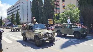 Desfile Fuerzas armadas en Granada.