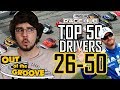 Reacting to FOX Sports' Top 50 Drivers (50-26)