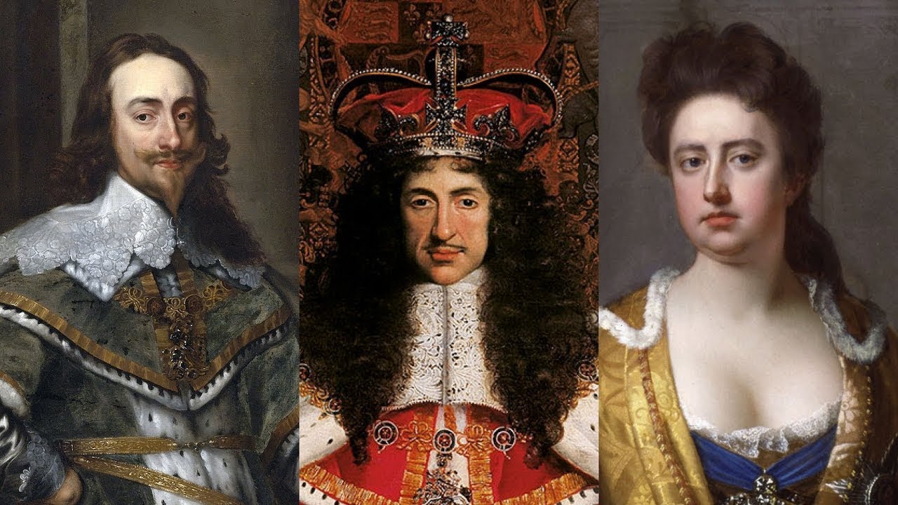 The Kings And Queens Of England The Stuarts 1603 1649 1660 1714 