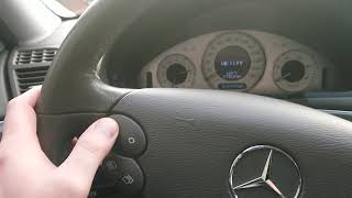 Мерседес E инженерное меню и сброс сервисов Mercedes W211 Serviceinterval Reset Zurücksetze