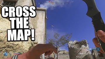 I hit the first ever CROSS MAP Throwing Knife on the New COD (Modern Warfare)