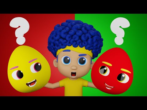 Surprise Eggs x Body Puzzle | D Billions Kids Songs