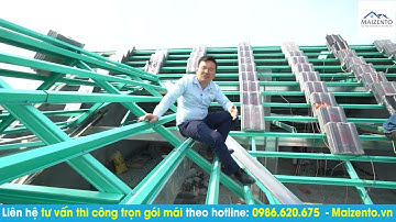 Giải Pháp Thi Công Hệ Mái Thái Bằng Khung Kèo Thép Nhẹ 3 Lớp Giúp Tối Ưu Chi Phí Tại Phủ Lý, Hà Nam