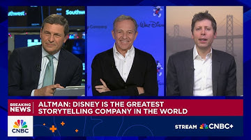 Disney CEO on $1 billion investment in OpenAI: 