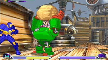He Gave Up 😅 Marvel vs Capcom 2 #mvcfightingcollection