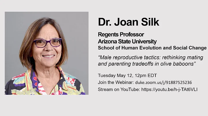 Dr. Joan Silk: Long-Term Animal Research Seminar S...