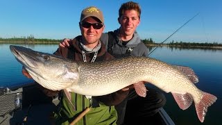 Sightfishing Monster Pike and Trout Combo ft. Jon B. - Manitoba Northern Region