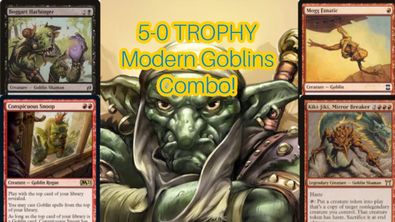 50 Trophy MTGO Magic Online Modern League Goblins Combo! 11.17.22 with Commentary! YouTube