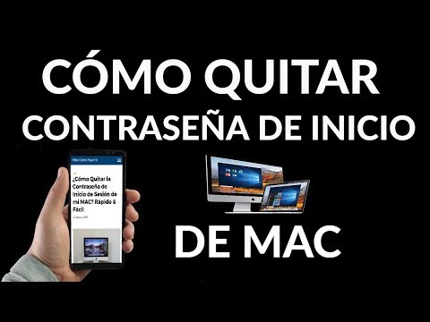 ¿Cómo Quitar la Contraseña de Inicio de Sesión de mi MAC? Rápido &amp; Fácil