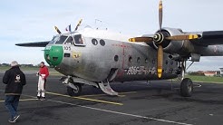 Noratlas 2501 au décollage Le Havre / Octeville sur mer