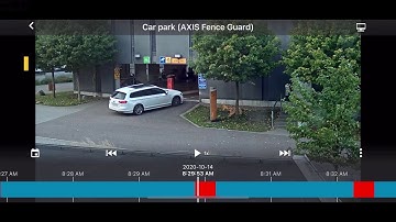 Scrubbing and Frame advance in the AXIS Camera Station Mobile app