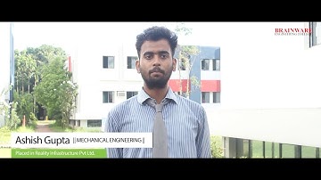 Brainware Engineering College I Student Speak I Ashish Gupta I B.tech in Mechanical Engineering