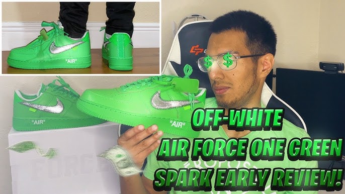 Off White Nike Air Force 1 University Gold Sneaker Unboxing 